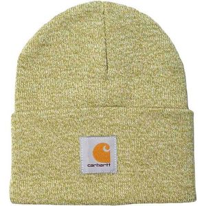 Carhartt Muts A18 Watch Hat Unisex - Olive Winter White