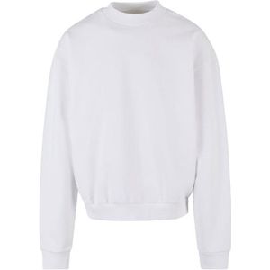Build Your Brand - Ultra Heavy Crewneck Sweater - White maat XL