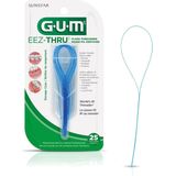 GUM EEZ-Thru Floss Threaders - Flosdraad - Orthodontische Beugel - Kronen - Vaste Bruggen - Tandheelkundige implantaten - 25 stuks