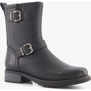 Blue Box dames biker boots zwart - Maat 39