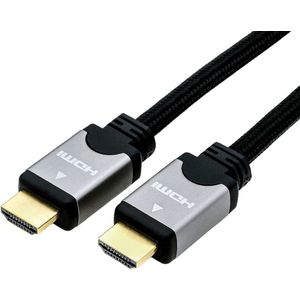 11.04.5852 - 3 m - HDMI Type A (Standard) - HDMI Type A (Standard) - Black - Silver
