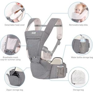 Babydraagdoek, draagdoek voor baby's, kinderdrager zijkant, babydrager voor pasgeborenen vanaf de geboorte, voor baby's