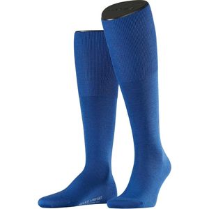 FALKE Airport heren kniekousen - blauw (sapphire)