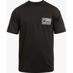 Quiksilver - UV Surf T-shirt voor mannen - Mix Session Korte mouw - UPF50 - Zwart - maat XS