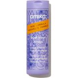 Amika BUST YOUR BRASS Cool Blonde Bond Repair Shampoo 60ml - Zilvershampoo vrouwen - Voor