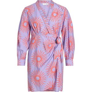 VILA - VIBOA V-NECK WRAP DRESS/LC - Dames - Mini jurken