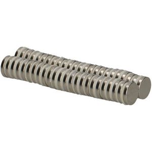 Zilverkleurige bruiloft corsagemagneten | 50 magneten per verpakking | Per stuk te bestellen