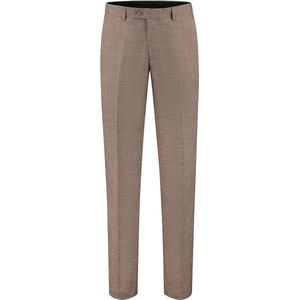 Gents - Pantalon linnenlook bruin - Maat 27