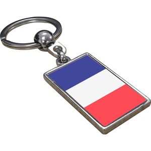 Frankrijk Vlag - Sleutelhanger - Cadeau - Verjaardag - Kerst - Kado - Valentijn