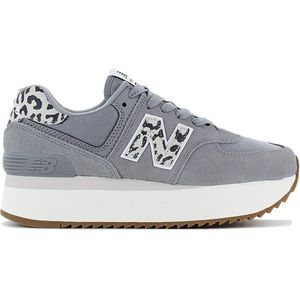 New Balance 574 Plus - Dames Sneakers Platform Schoenen Grijs WL574ZDB 574+ - Maat EU 37.5 US 7