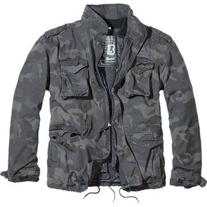 Brandit Heren - Mannen - Outdoor - Stevige Kwaliteit - Zware materialen - Outdoor - Urban - Streetwear - Tactical - Jas - Jacket M-65 Giant Jacket - zwart Camo - 6XL