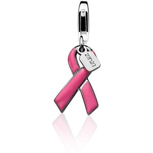 Zinzi zilveren bedel Pink Ribbon CHARMS19P