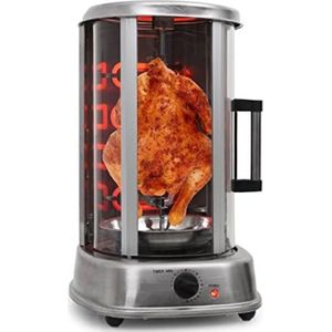 Doner Grill - Kebab Grill - Verticale Grill - Zilver