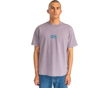 Rvca Balance Flock T-shirt Met Korte Mouwen Paars L Man