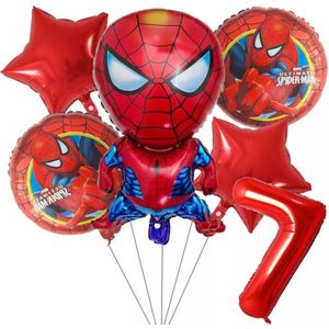 Spiderman ballon set - 73x43cm - Folie Ballon - Superhelden - Themafeest - 7 jaar - Verjaardag - Ballonnen - Versiering - Helium ballon