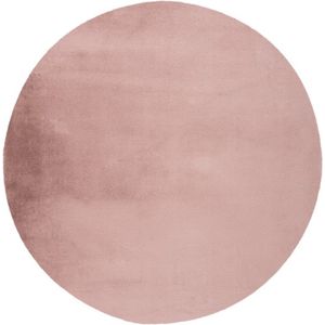 Lalee Paradise | Modern Vloerkleed Hoogpolig | Pastel Pink | Tapijt | Karpet | Nieuwe Collectie 2024 | Hoogwaardige Kwaliteit | 160x160 cm