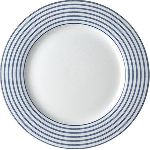 Laura Ashley Blueprint Collectables Borden - Plat - Ø 23cm - Candy Stripe Kerst servies Borden