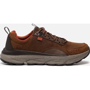 Skechers Delmont sneakers bruin Leer - Maat 40