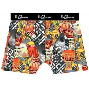 Fun2Wear drums Yellow  boxershort maat 3xl