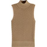 Scotch & Soda METALLIC POINTELLE KNITTED TANK Dames Top - Maat L