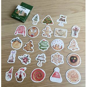Bullet Journal Stickers - Planner Agenda Stickers - 46 stickers - Christmas - Holiday - Kerst - Kerstmis - Stickervellen - Scrapbook stickers - Bujo stickers - Stickers volwassenen en kinderen