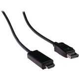 DisplayPort naar HDMI kabel - DP 1.1 / HDMI 1.3 (Full HD 1080p) / zwart - 1,8 meter