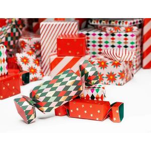 Cadeauboxen Candy Kerst Snoep - cadeauverpakkingen - 7 x 27 centimeter & 9 x 47 centimeter