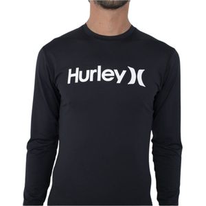 Hurley Heren Quickdry Long Sleeve Lycra Vest - Black