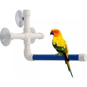 Vogel Zitstok met Zuignappen - Vogelspeelgoed
