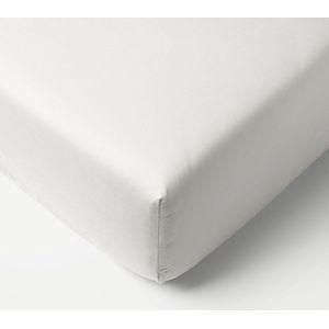 Petite Amélie Hoeslaken - Kindermatras - 160x80 cm - 100% Katoen - Gebroken wit