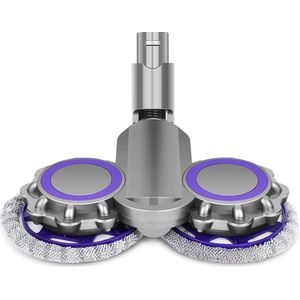Elektrische Mop Dweil Geschikt voor Dyson V7 V8 V10 V11 V15 - Nat & Droog - Inclusief 4 Extra Dweilmops