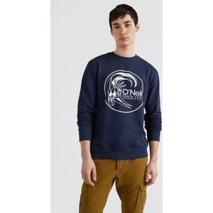 O'Neill Sweatshirts Men CIRCLE SURFER CREW Ink Blue L - Ink Blue 60% Cotton, 40% Recycled Polyester