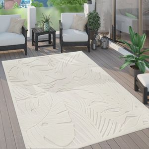 Paco Home Vloerkleed Tapijt Voor Binnen En Buiten Terras Keuken Scandinavisch Eenkleurig 240x340 cm