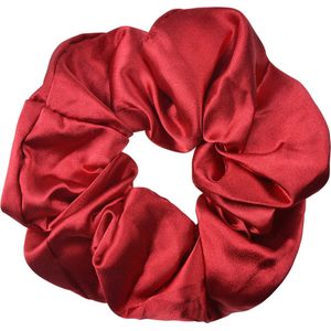 Clayre & Eef Scrunchie Haarelastiek Ø 10 cm Rood Synthetisch