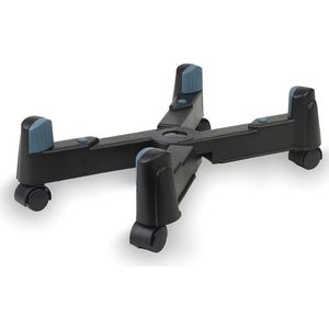 Transfer CPU Rack with 4 Wheels - Adjustable up to 25 cm - Black Color
