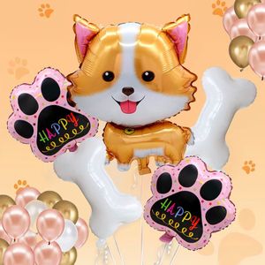 [WESHEIR]-[Ballonnen]-[Huisdieren]-[verjaardag]-[kat & hond]-[feestaanbod]-[Geschikt voor Helium en Lucht]-[Huisdier vorm Helium Ballonnen+30 stucks latex ballonnen]-[pet birthday]-[dog birthday]-[party balloon]