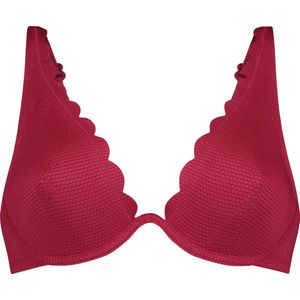 Hunkemöller Niet-voorgevormde beugel bikinitop Scallop Roze D70