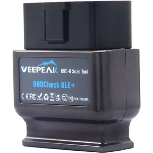 Obd2 scannner - Obd2 - OBDCheck BLE - Bluetooth 4.0 - OBD2 Scanner voor iOS en Android - Auto diagnostische Code Reader - Scannen - Tool voor Universal OBDII/EOBD voertuigen