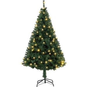 Kunstkerstboom / Kerstboom - 210 x 118 cm - LED - Incl. Voet