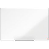 Nobo Impression Pro Magnetisch Whiteboard Emaille Met Pennengoot - Inclusief Nobo Whiteboard Marker - 900x600mm - Wit