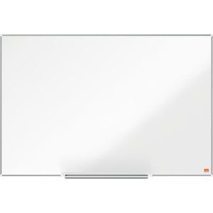 Nobo Impression Pro Magnetisch Whiteboard Emaille Met Pennengoot - Inclusief Nobo Whiteboard Marker - 900x600mm - Wit