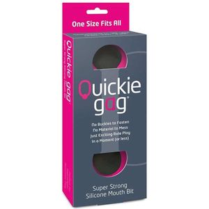 Adult Games Quickie Gag - Bit Gag - One Size black