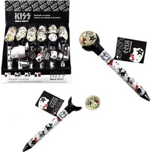 24 stuks HELLO KITTY - 2 IN 1 STUITERBAL & BALPEN - Traktatie - Uitdeelcadeau
