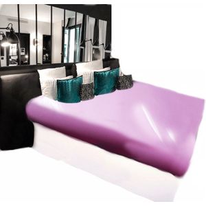 BNDGx® - Laken Waterdicht - 130X220 - matras beschermer - Licht Roze -Glans Datex Latex en stoflaken voor bed - Seks - Stof -