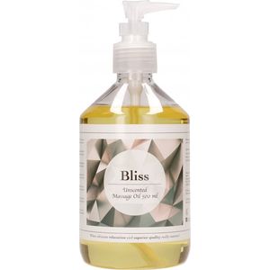 Pharmquests Bliss Neutrale Geur Massage Olie voor Lichaamsmassages - 500 ml