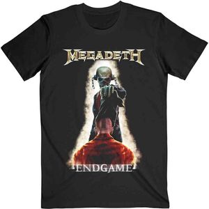 Megadeth Heren Tshirt -S- Vic Removing Hood Zwart