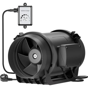 150mm Inline Ventilator EC-motoren Kanaalventilator 798m³/h Afvoerventilator EU-Stekker voor Keuken Badkamer Garage