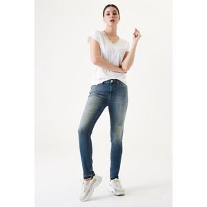 GARCIA Celia Dames Skinny Fit Jeans Blauw - Maat W26 X L30