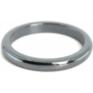 Edelstenen Ring Hematiet (3 mm – Maat 19)