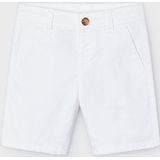 Jongens short twill chino - Wit